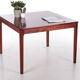 Square Danish designer Rosewood coffee table, 1970s