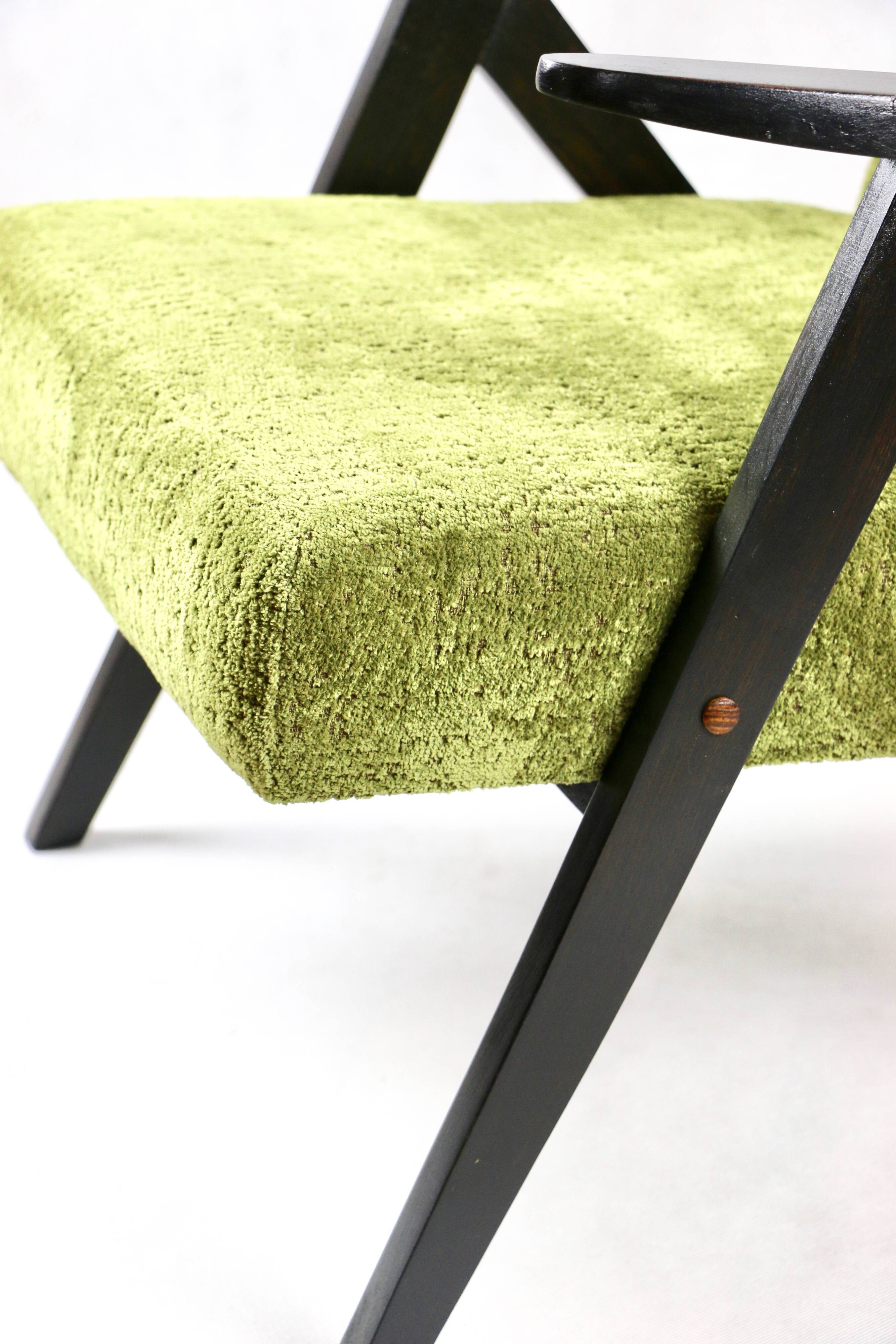 Fauteuil Vintage Modèle B-310 Vert Olive, 1970