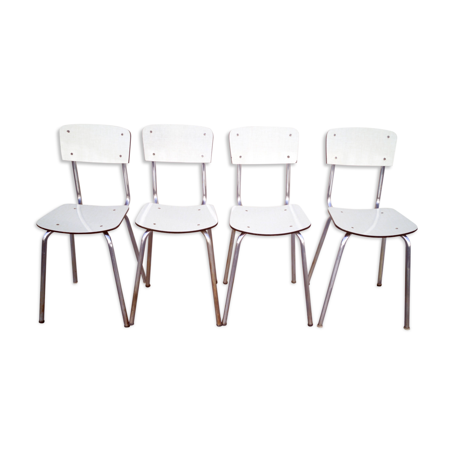 Set of 4 chairs in formica