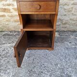 Oak bedside table