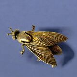 Vintage brass ashtray in the shape of a fly - Made in Italy