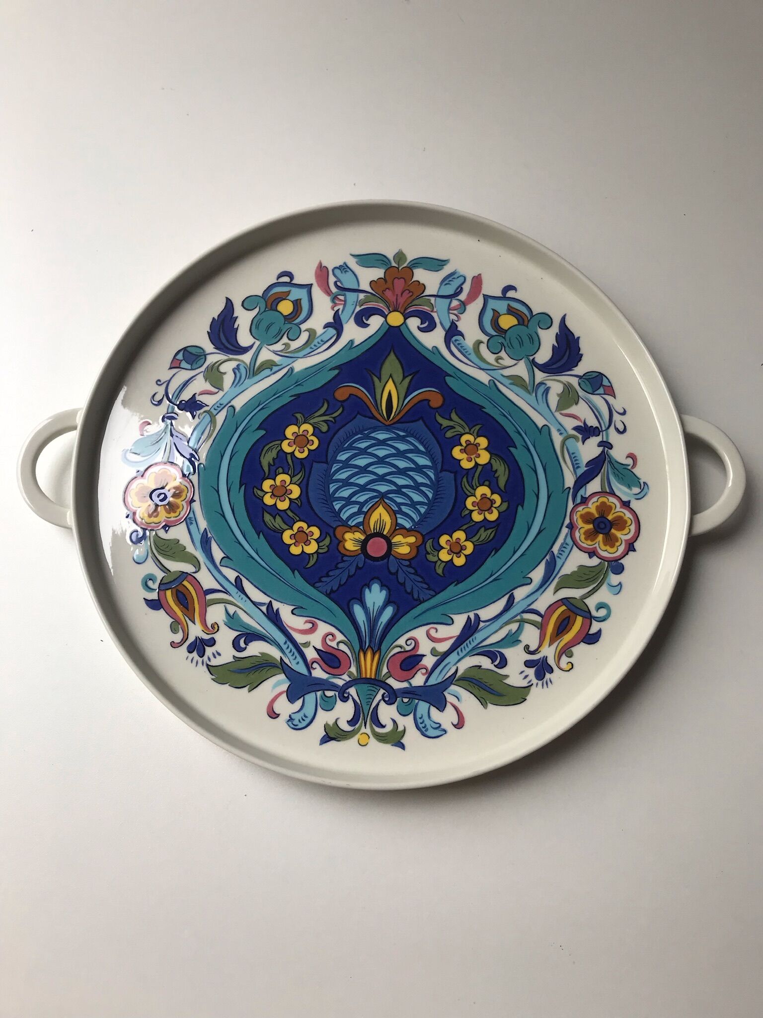 Ceramic plate villeroy and boch model izmir 70s