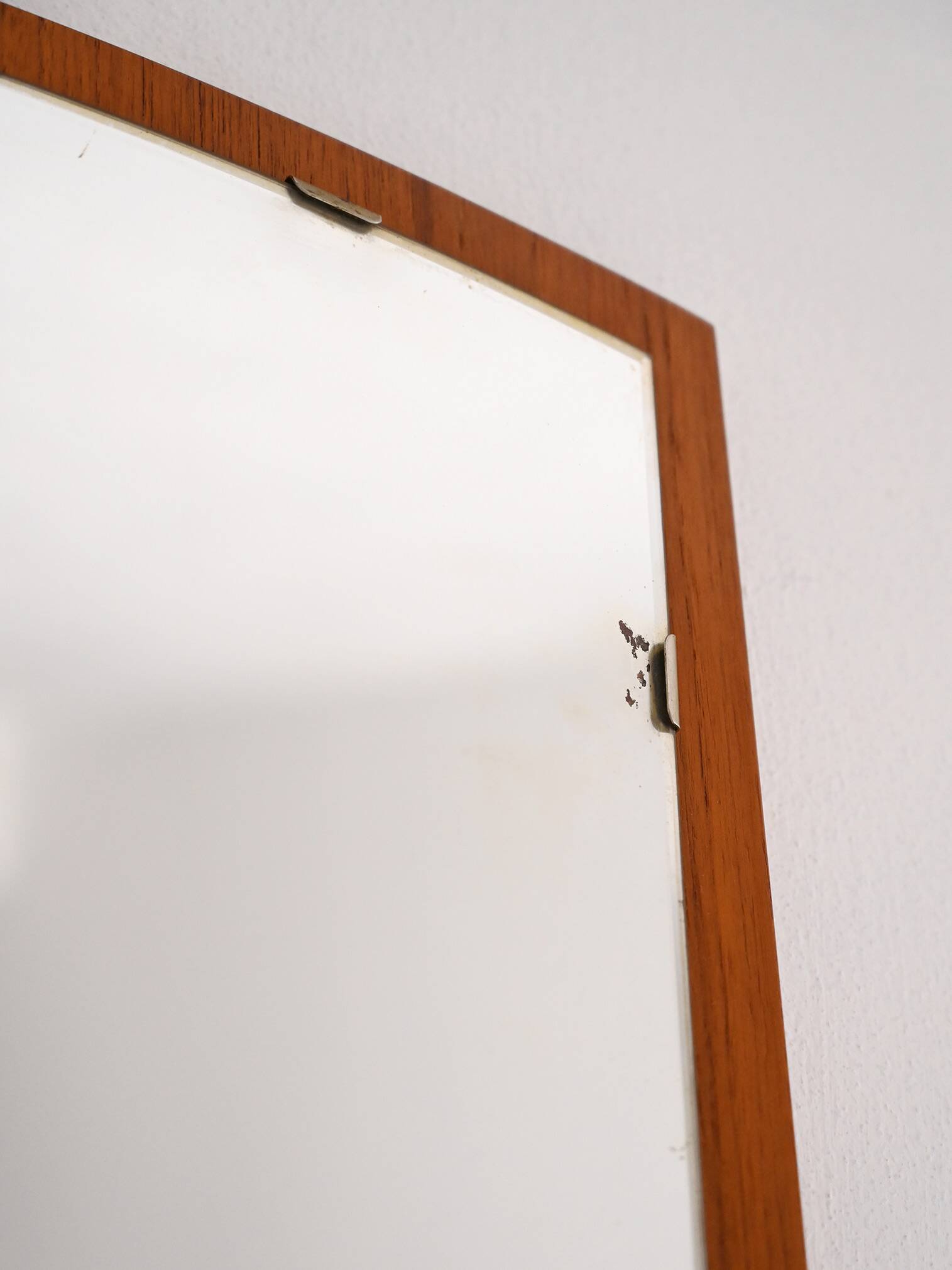 1960s Scandinavian Teak Wall Mirror