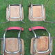 Set 4 chaises formica rouge