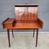 Scandinavian console dressing table desk with drop-down top