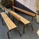 Pair of school benches