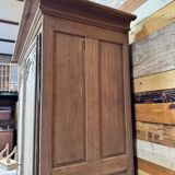 Aero-blasted oak wardrobe