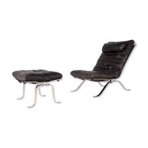 fauteuil lounge en cuir
