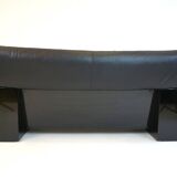 Knoll Brigadier 2 seater leather sofa by Cini Boeri