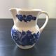 Indigo floral decor pitcher