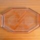 Pink glass tray
