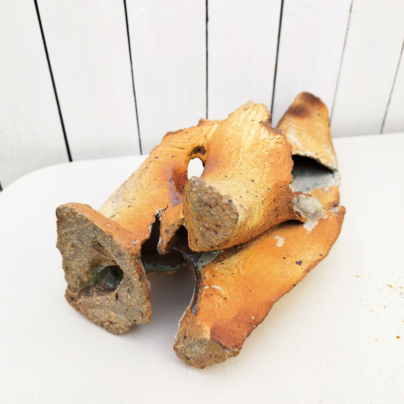 Vintage vase in sandstone