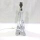 Pied de lampe en cristal Baccarat