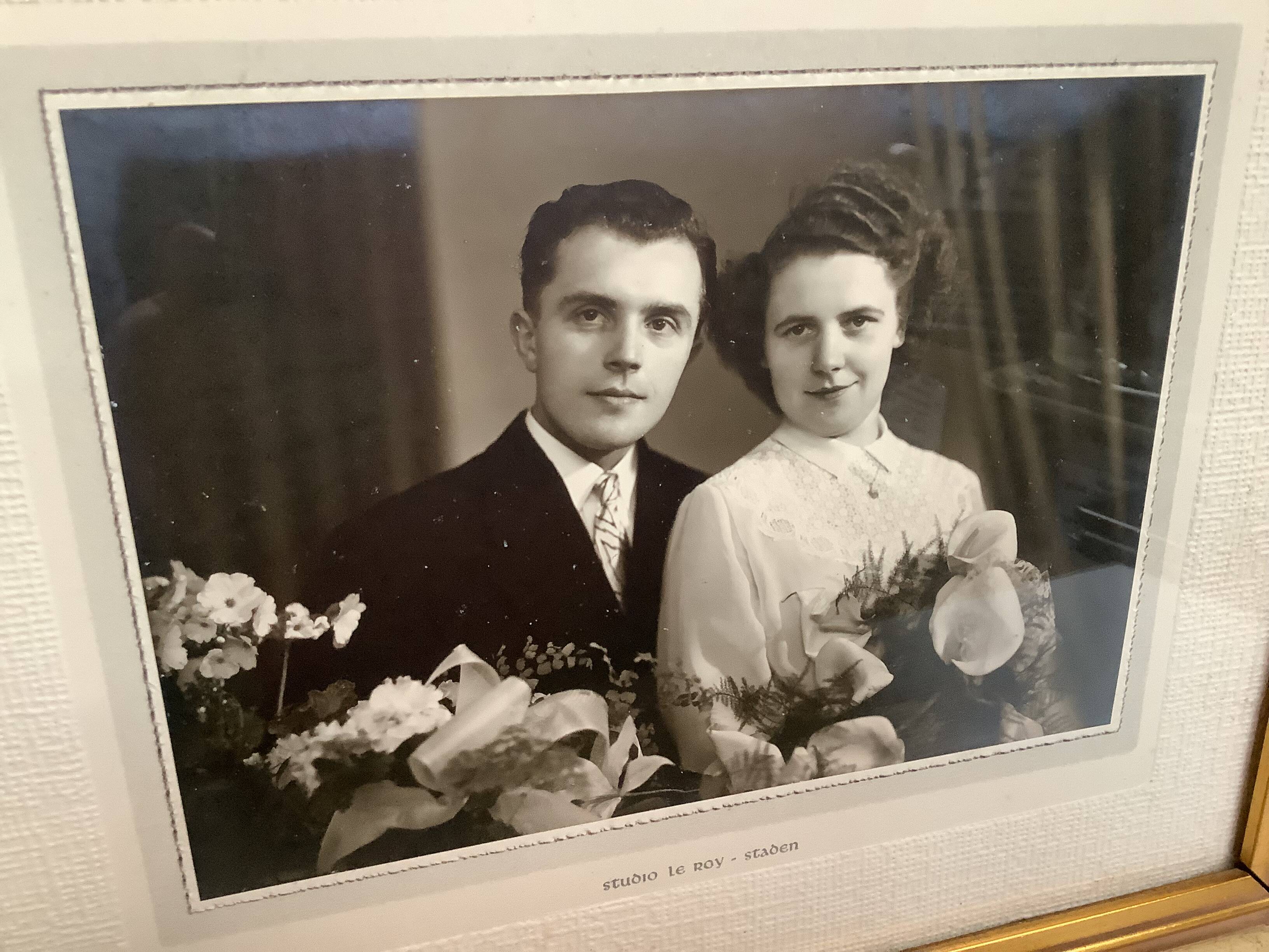 Old wedding photograph