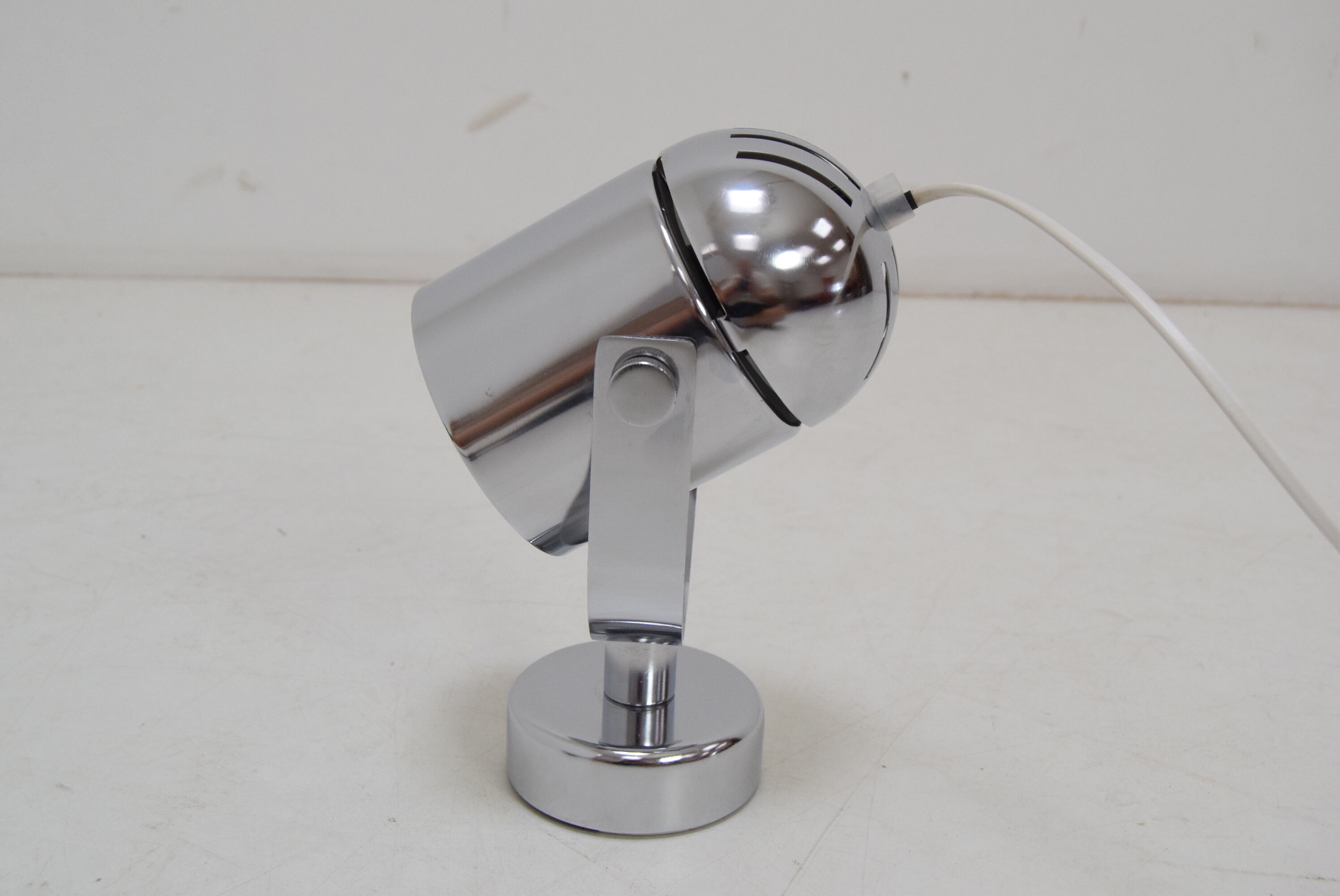 Mid-century Chrome Wall Lamp, by Stanislav Indra for Combi lux, 1970’s.