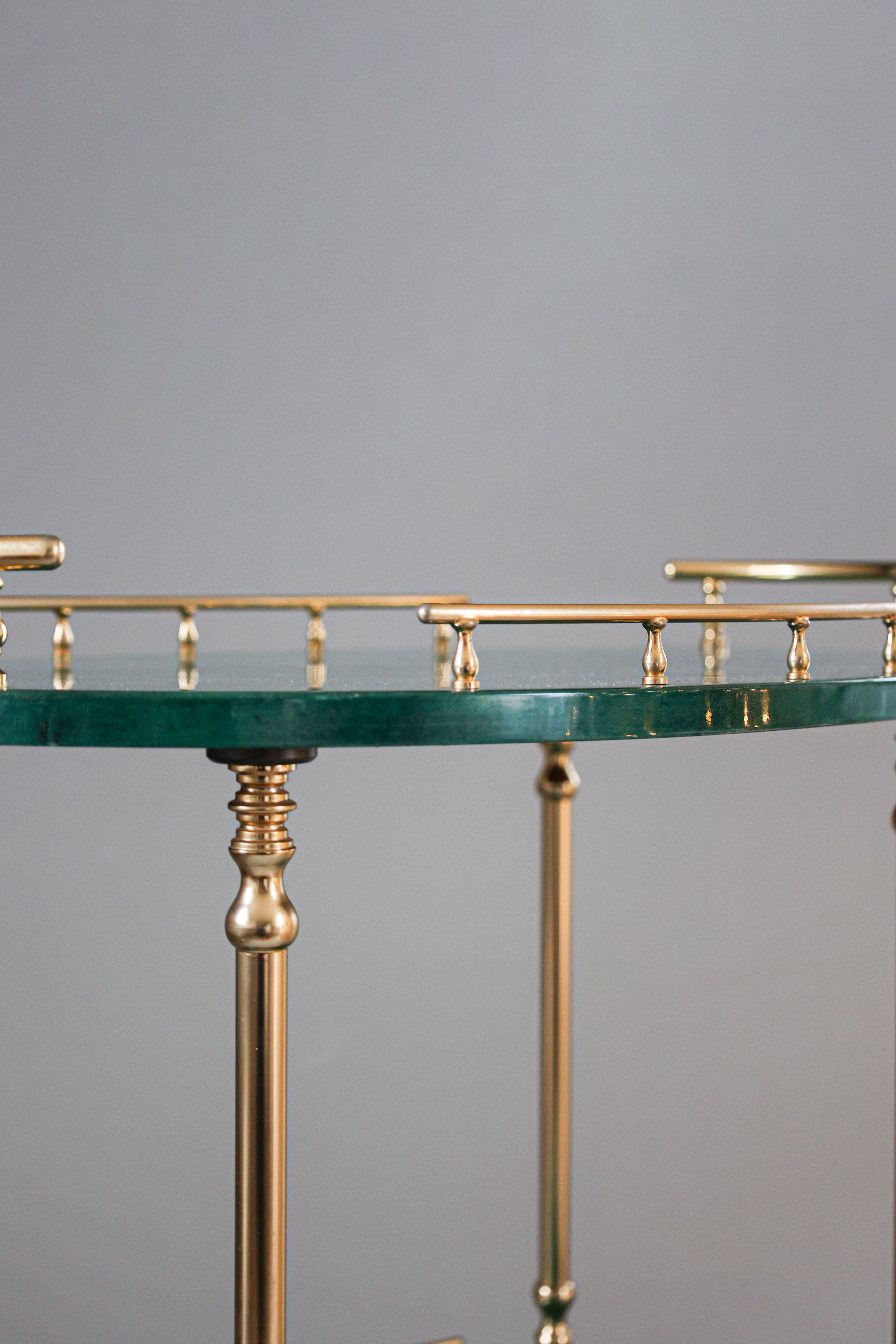 Bar cart by Aldo Tura, Italy, 1970s.