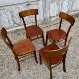 8 chaises bistrot anciennes