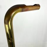 Vintage brass tube floor lam,  Italy 1970