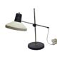 Vintage Polish bedside lamp in glass and metal, 1980s