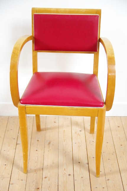 Red armchair