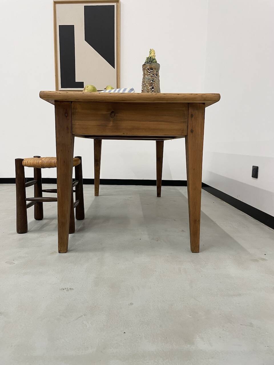 Pine farm table 165 cm
