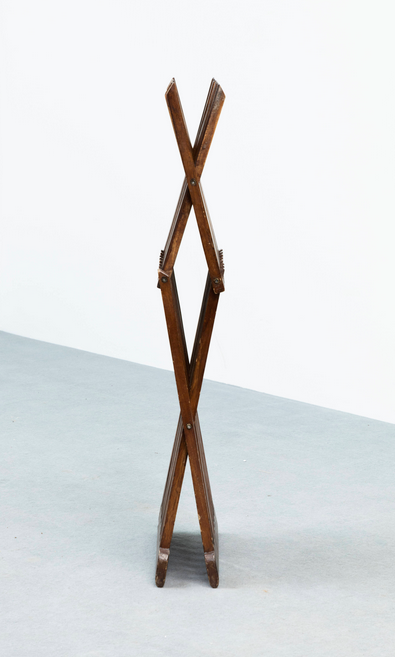 Pair of vintage wooden stools - Italy circa 1950