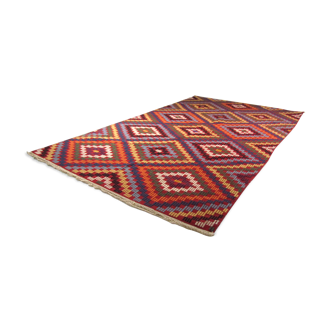 Anatolian handmade kilim rug 274 cm x 157 cm