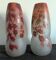 Paire de vases anciens à décor de houx (début XX°)