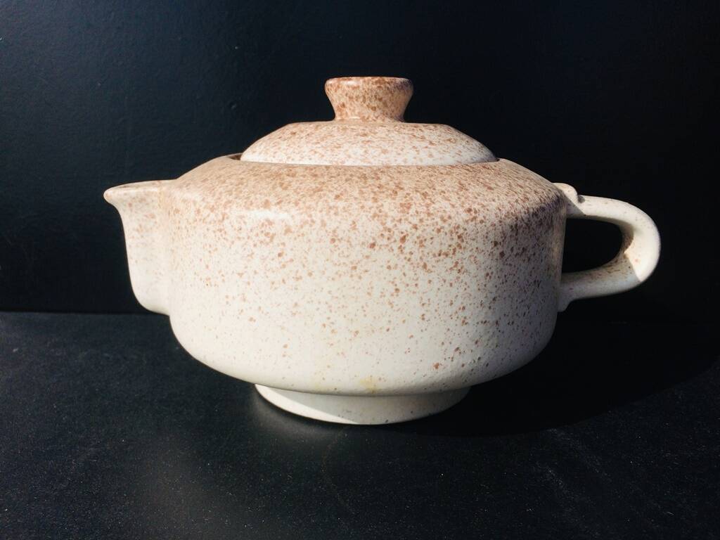 Tea service. Fat Lava. Brutalist. Vintage 60s.