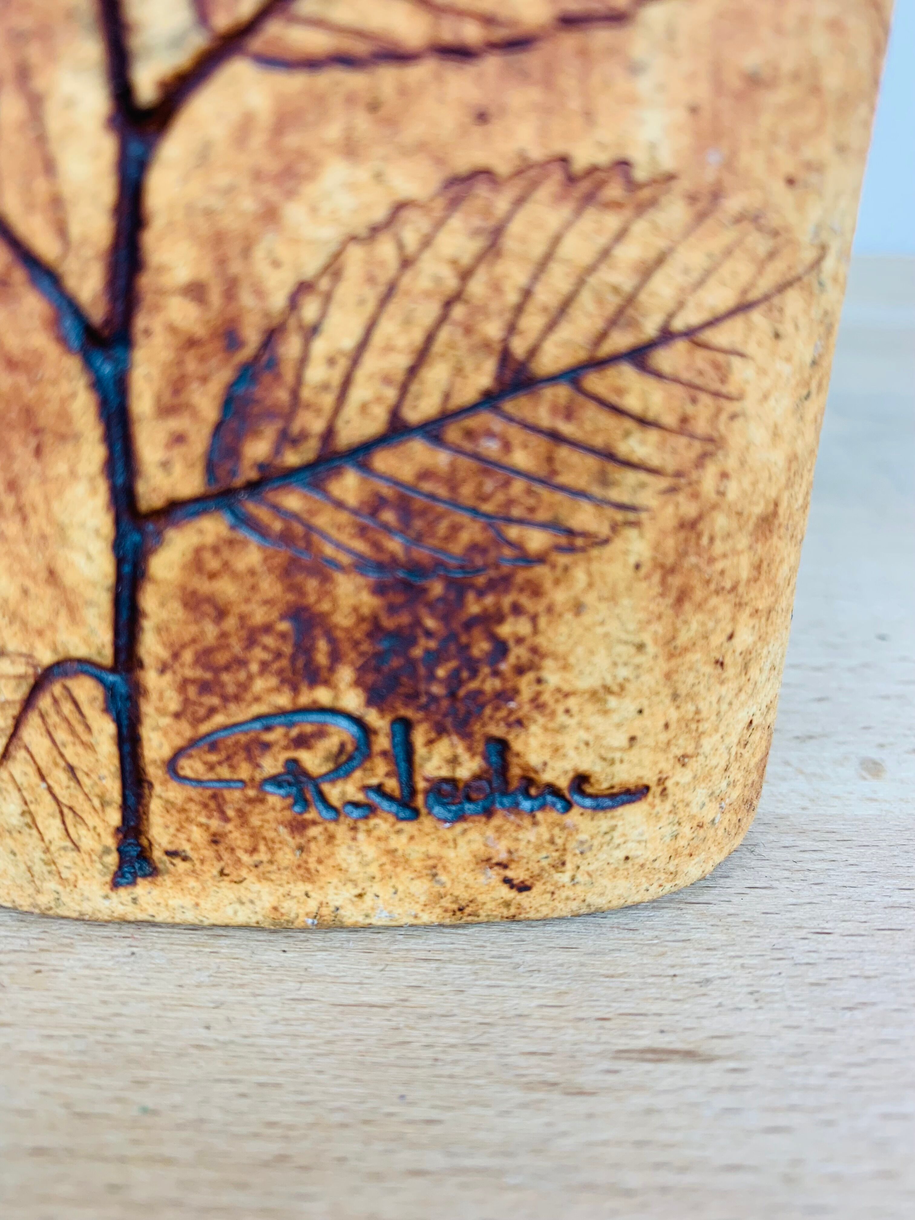 Raymonde Leduc herbarium vase in Vallauris