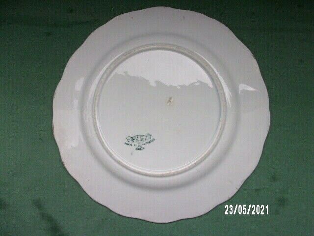 Strawberry splash plate, Creil Montereau, commissioned by George SAND