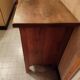 Small solid walnut pedestal sideboard