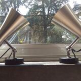 Pair of dialogic wall light circa 1970