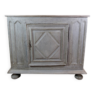 Buffet en bois peint en gris, Espagne années 1720