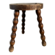 Wooden tripod stool