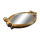 art deco mirrored tray