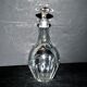 Antique Malmaison Harcourt flat-cut crystal decanter 21cm