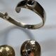 Gold-plated brass candlestick