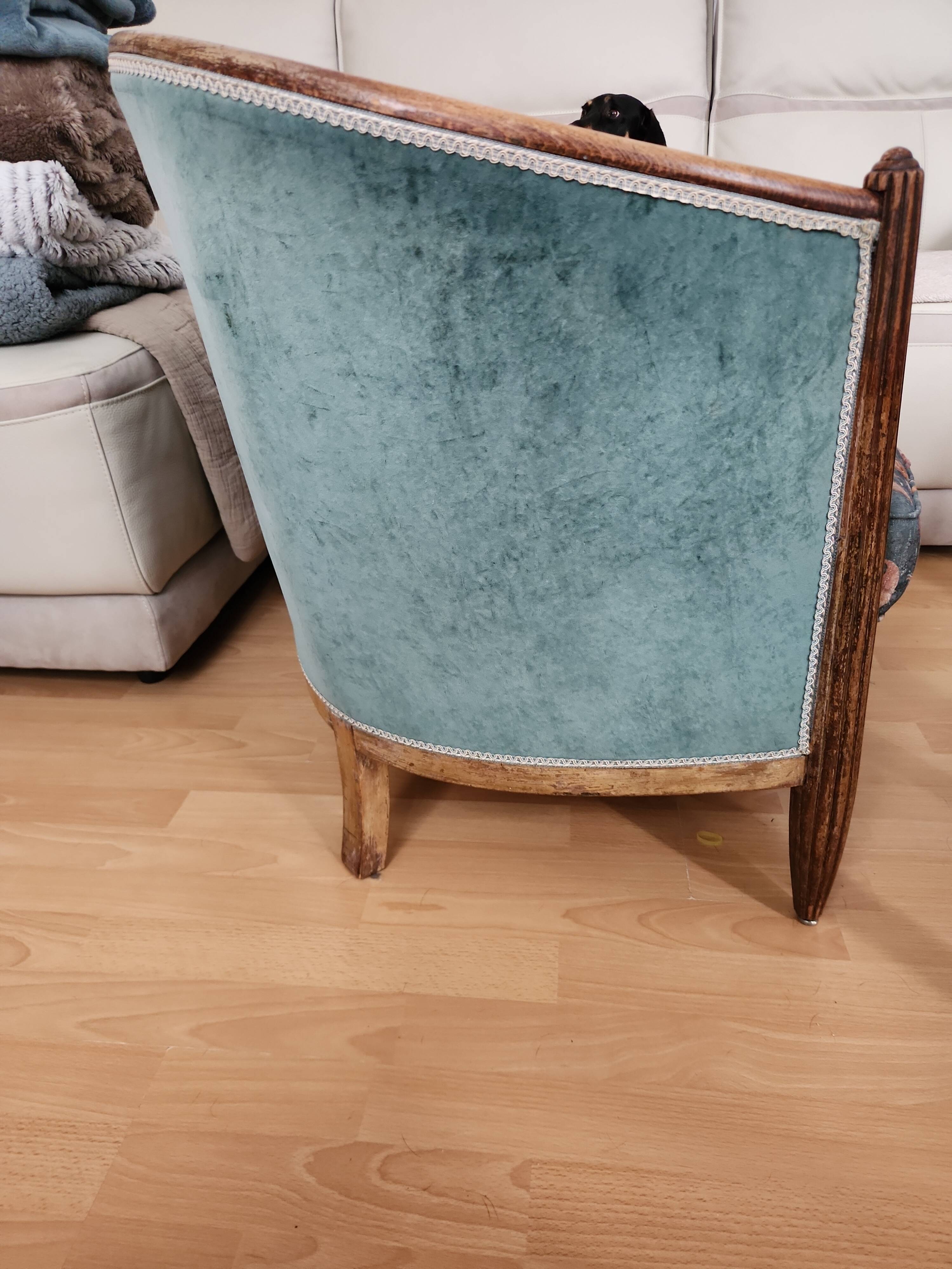 Art Deco Barrel Chair