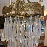 Ceiling chandelier with tassels