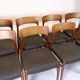 Set of eight dining chairs - Model 26 - teak - Henry Kjærnulf - K/S Korup Chair Factory - 1960s