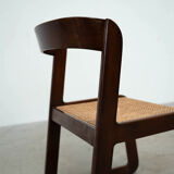 Set of six Italian dining chairs