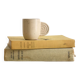 Black Speckled Amber Ceramic Cup - Oustao