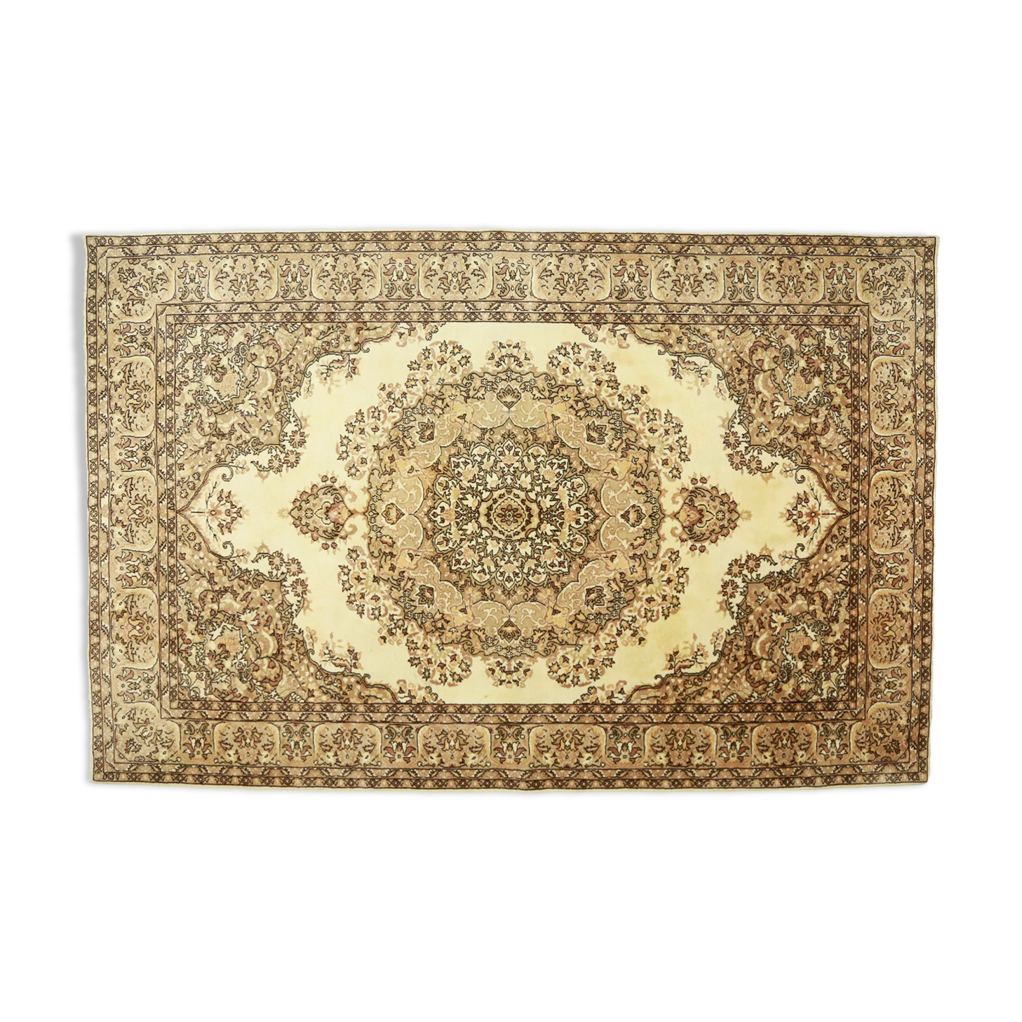 Anatolian handmade vintage rug 317 cm x 208 cm