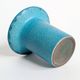 Vintage Ceralux vase by Ceramano, Hans Welling, turquoise blue, 1960s
