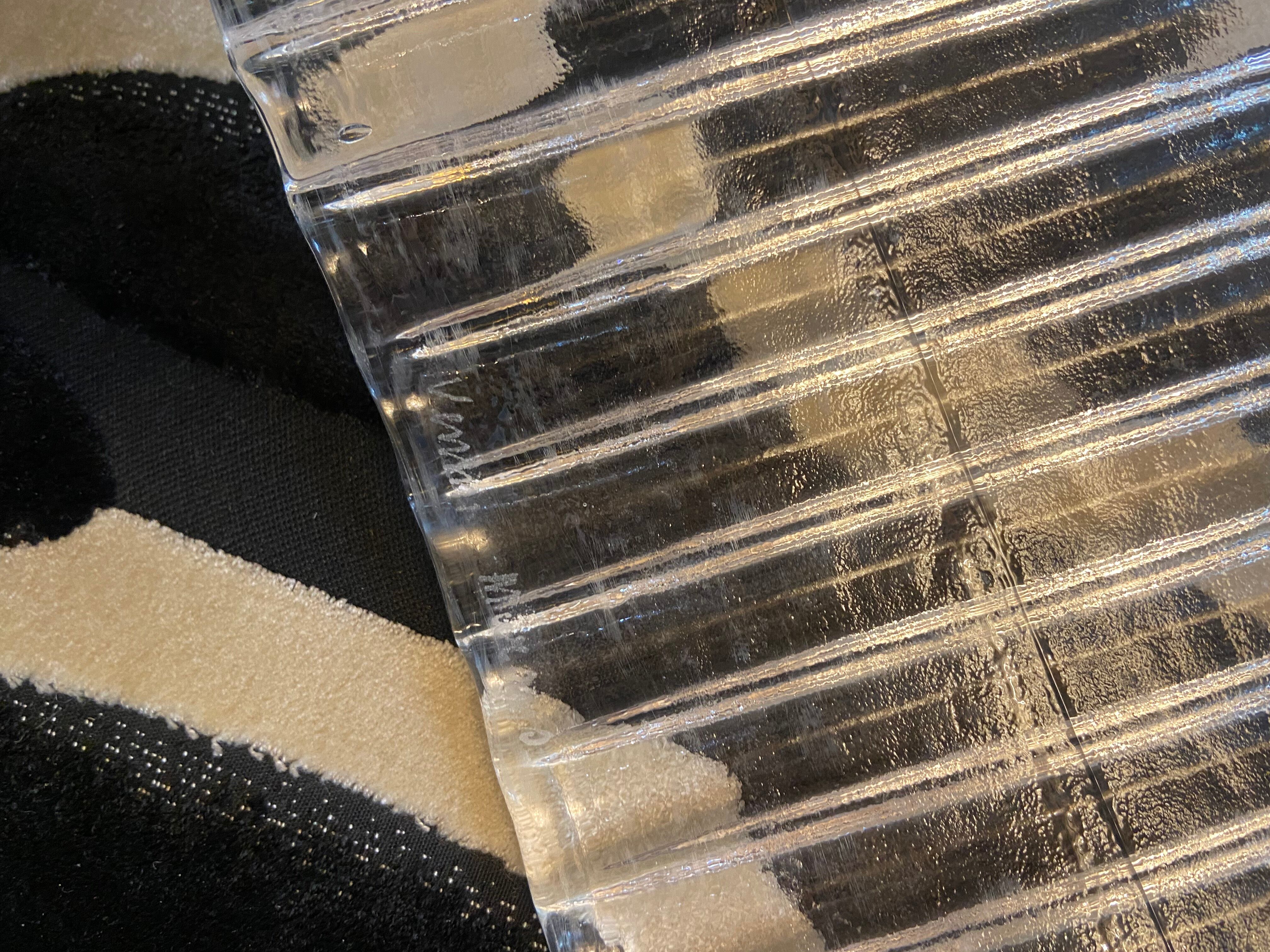 Venini Murano glass chandelier, Italy 1970s