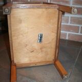 Vintage English bedside wood small format