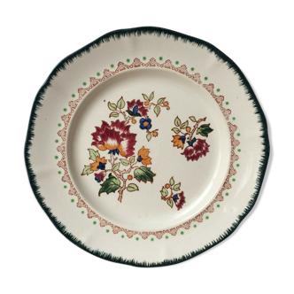 Flat plate décor Shanghai Longwy France