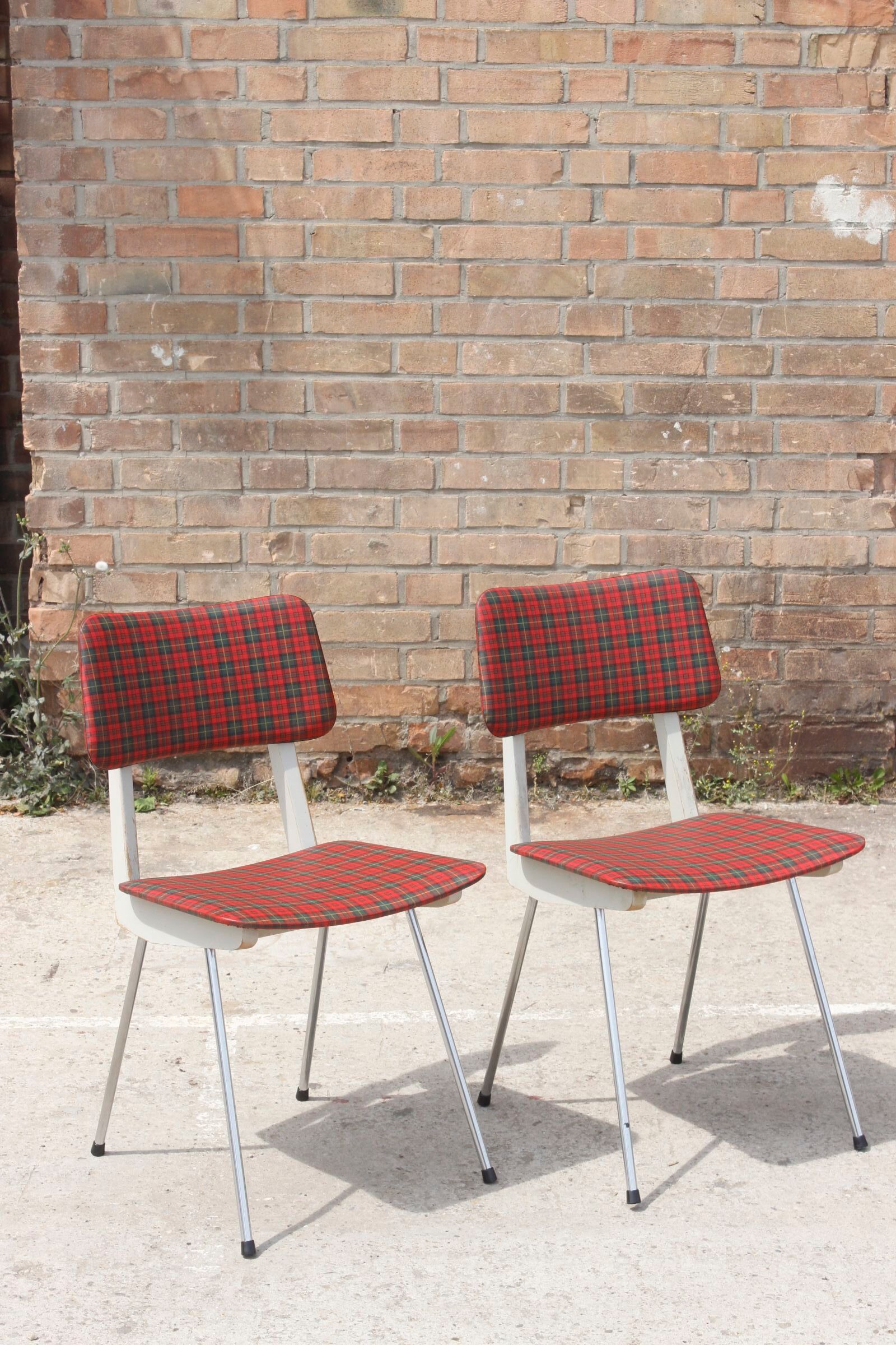 Pair of modernist chairs by Felix Diller, Germany 1950s