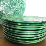 Set of 10 Gien Plates